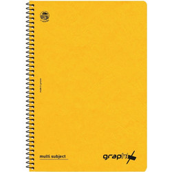 Typotrust Graphix Σπιράλ Τετράδιο Ριγέ B5 90 Φύλλων 3 Θεμάτων Διάφορα Χρώματα 4553-18