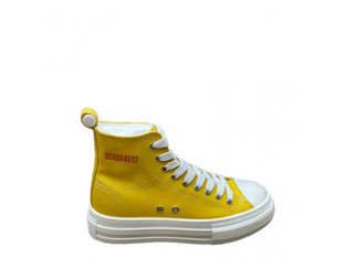 Dsquared2 Ανδρικά Sneakers Μποτάκια Κίτρινα S23SNM02912540-6362