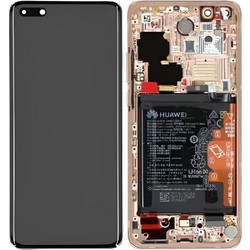 Αυθεντική Οθόνη & Μπαταρία Huawei P40 - Gold (Huawei Service Pack 02353MFV)