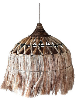 HomeMarkt Κρεμαστό Φωτιστικό Οροφής Μονόφωτο Καφέ HM7760