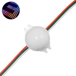 20 Τεμάχια x LED Magic Digital Στρογγυλό Module Φ3 CM RGBW 0.72W 12V GloboStar 30544 16111