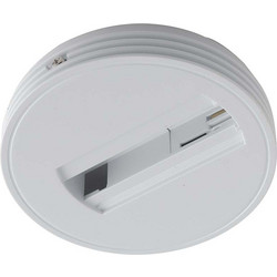 Βάση Στρόγγυλη 3C Intec LED-Track-Base 8031440361668 Λευκή