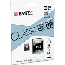 Emtec microSDHC 32GB Class 10 UHS-I + Adapter