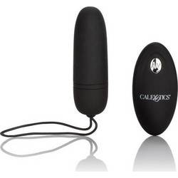 CalExotics Silicone Remote Bullet Δονητής Bullet για Ζευγάρια με Τηλεχειριστήριο 9cm Μαύρος