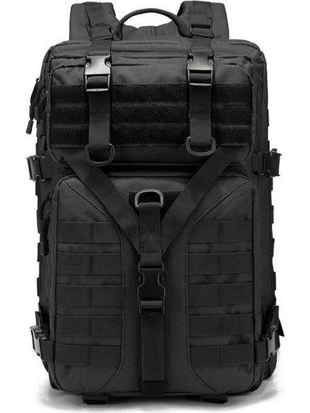 ΣΑΚIΔΙΟ ΠΛΑΤΗΣ CAMOUFLAGE TACTICAL MILITARY ΑΔΙΑΒΡΟΧΟ 55L ΣΕ ΜΑΥΡΟ ΧΡΩΜΑ -ΣΑΚΙΔΙΟ ΠΛΑΤΗΣ ΜΕΓΑΛΗΣ ΧΩΡΗΤΙΚΟΤΗΤΑΣ -ΥΠΑΙΘΡΙΟ ΚΑΜΠΙΝΓΚ ΠΕΖΟΠΟΡΙΑΣ -JUNGLE 3P