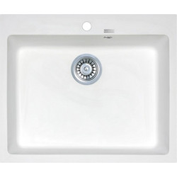 Ravenna Master Granite 62 Ένθετος Νεροχύτης Γρανίτη Bianco 62x52cm