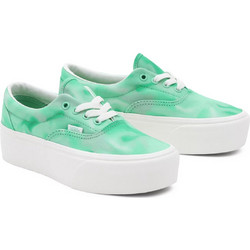 Vans Era Stackform Γυναικεία Sneakers Flatforms Πράσινα VN0A5JLZGRN