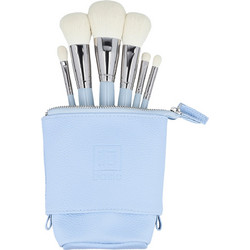 ilu Basic 6Pcs Makeup Brush Set with Pouch - Light Blue