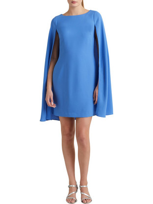 Ralph Lauren Mini Καλοκαιρινό Φόρεμα για Γάμο / Βάπτιση Μπλε 253855210014