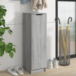 vidaXL Παπουτσοθήκη Ξύλινη Γκρι Μ35xΠ30xΥ100cm 817106