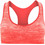 Roly Seamless T-Back Bra Αθλητικό Μπουστάκι με Μέτρια Στήριξη Πορτοκαλί RD6662-Coral