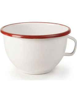 Κούπα Bordeaux 909114 Φ14cm White-Bordeaux Ibili Εμαγιέ