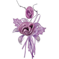 Μπομπονιέρα Γάμου Λουλούδι Με Κουφέτα Μ5900 Λιλά