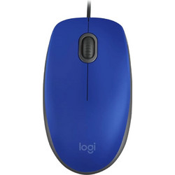 Logitech M110 Silent Ενσύρματο Ποντίκι Blue