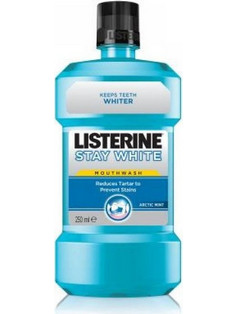 Listerine Stay White Στοματικό Διάλυμα για Λεύκανση Κατά της Πλάκας 250ml