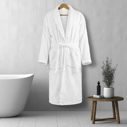 Lino Home Μπουρνούζι Solid White