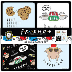 Friends Drinks Coaster Set - Σουβέρ Χάρτινο Πολύχρωμο 4τμχ (FS147584)