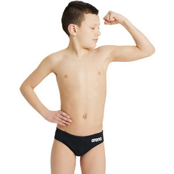 Arena Team Swim Solid Αθλητικό Παιδικό Μαγιό Σλιπ για Αγόρι Μαύρο 004774-550