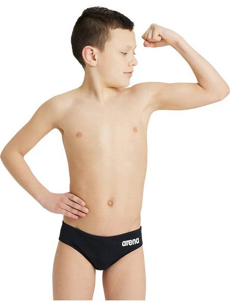 Arena Team Swim Solid Αθλητικό Παιδικό Μαγιό Σλιπ για Αγόρι Μαύρο 004774-550
