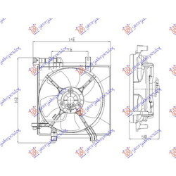ΒΕΝΤΙΛ. ΨΥΓ.ΚΟΜΠΛΕ Χ/TURBO Βενζινη Subaru Impreza 08-14 - 095906440