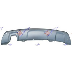 Σποιλερ Προφυλακτηρα Πισω Κατω Ασημι Dacia Duster 10-17 - 222006385