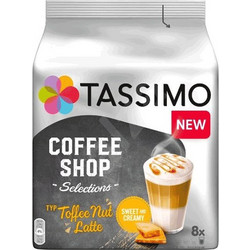 Tassimo Κάψουλες Jacobs Espresso Toffee Nut Συμβατές με Μηχανή Tassimo 8τμχ