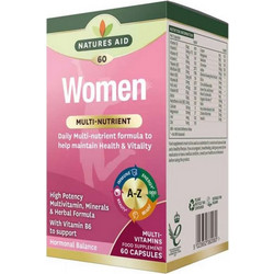 Natures Aid Women Health & Vitality 60 Κάψουλες