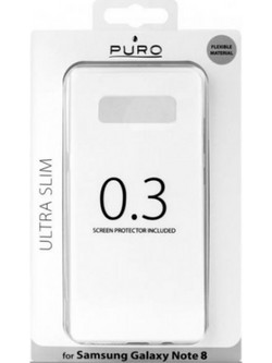 Puro Ultra Slim Case For Samsung Galaxy Note 8 Transparent