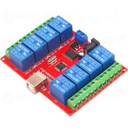 8 Channel 12V relay module 10A USB