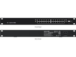Ubiquiti ES-24-250W Managed L2 Switch με 24 Θύρες Ethernet 1Gbps και 2 SFP Θύρες