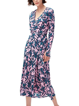Diane Von Furstenberg Tilly Midi Φόρεμα DVFDW4Q006ORTNP-B6976