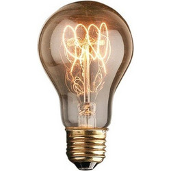 Λάμπα τύπου Edison διακοσμητική 40W Ε27 αχλάδι ντιμαριζόμενη LUMEN 14-75401