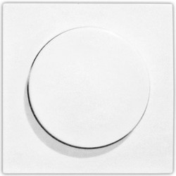 Πλήκτρο και Πλακίδιο για Ντίμερ 15-10 Lumen Adeleq-15-066-Ασημί 15-066