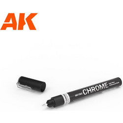 ΑΚ METALLIC LIQUID MARKER (CHROME) FINE TIP- ΑΚ ΜΑΡΚΑΔΟΡΟΣ ΜΕΤΑΛΛΙΚΟΥ ΕΦΕ (ΧΡΩΜΙΟ)