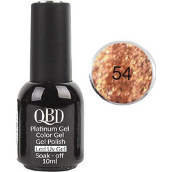 QBD 54 Glitter Ημιμόνιμο Βερνίκι Νυχιών 10ml