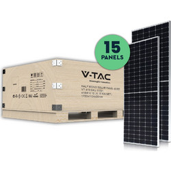 SET Solar Panel Slim Mono 410W 15 τεμαχίων 6.15kW V-TAC