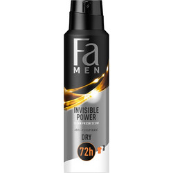 Fa Invisible Power Anti-Perspirant Ανδρικό Αποσμητικό Spray 72h 150ml