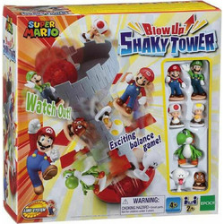 Epoch Super Mario Blow Up Shaky Tower Επιτραπέζιο Παιχνίδι για Παιδιά 4+ Ετών για 2 Παίκτες