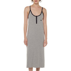 Superdry Midi Καλοκαιρινό Καθημερινό Φόρεμα Γκρι W8011416A-07Q