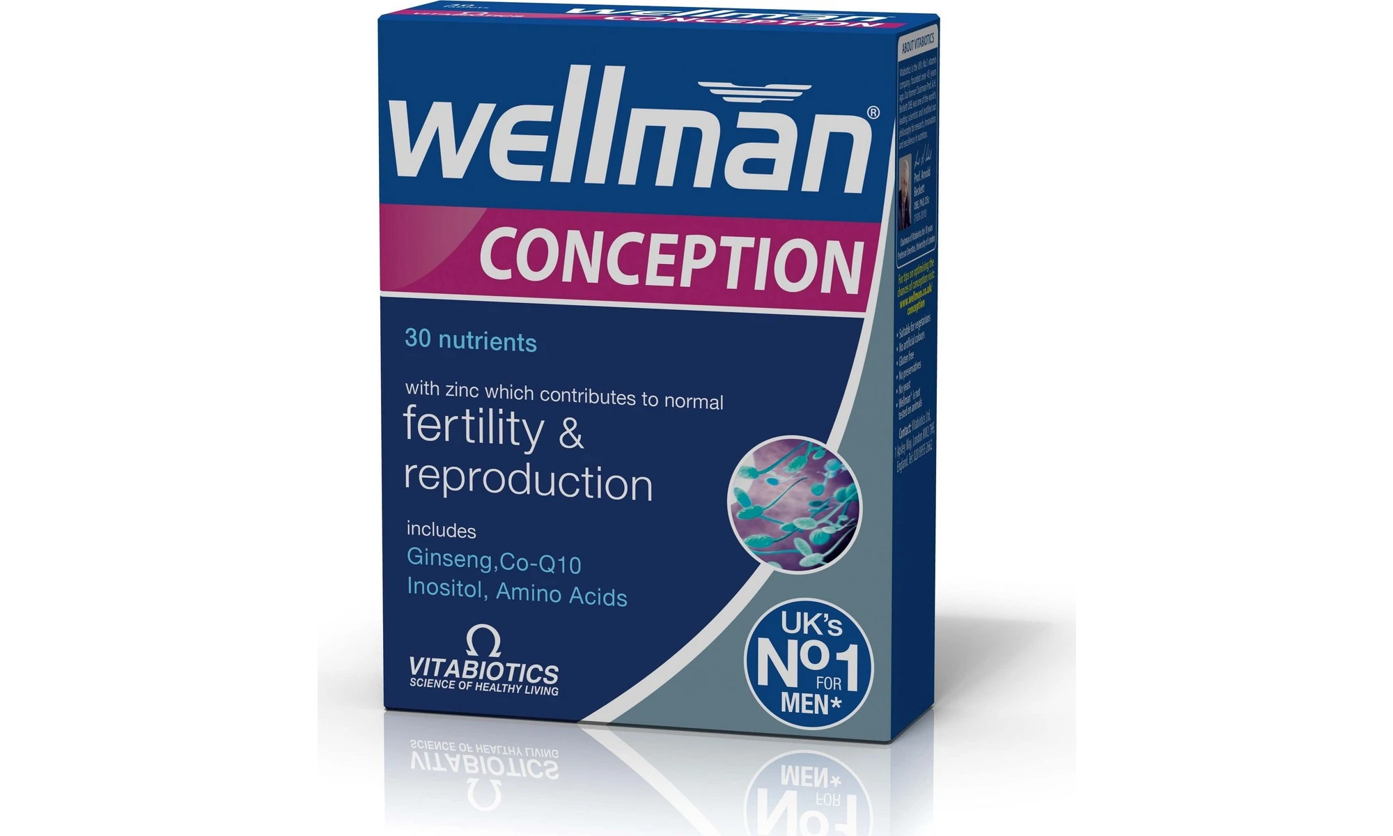 Vitabiotics Wellman Conception 30 Ταμπλέτες BestPrice.gr