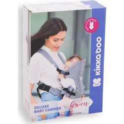 Kikkaboo Carrier Gwen Μάρσιπος με Μέγιστο Βάρος 9kg Γκρι