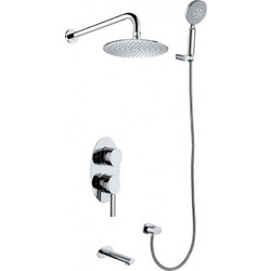 Karag Sinar FA241163C-N5 Σετ Μίκτης, Στόμιο & Τηλέφωνο Εντοιχισμού Ντουζιέρας 3 Εξόδων Inox ΑσημίΚωδικός: 25527762