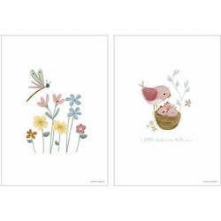 Little Dutch Παιδική Αφίσα Little Pink Flowers 42x30εκ.Κωδικός: 33480531