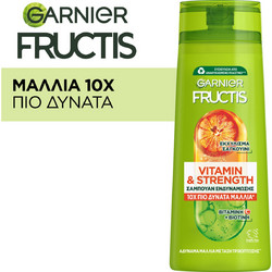 Garnier Fructis Vitamin & Strength Σαμπουάν για Επανόρθωση για Λεπτά Μαλλιά 400ml
