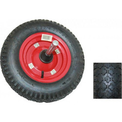 Τροχός Φουσκωτός Ζάντα - Άξονας 4.00 Χ 8 Β.Τ. Άξονας 20mm 5205604051020