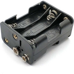 Dual Layers 3x2 6xAA battery Holder with 9V Connector