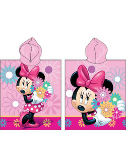 Dimcol Minnie 09 Παιδικό Πόντσο Θαλάσσης Ροζ 50x115cm