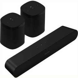 Sonos Ray + 2x Sonos One SL Σετ Ηχείων Home Cinema 5.1 με Wi-Fi Black