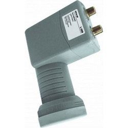 LNB διπλό Amiko TWIN ECO L-208 χαμηλού θορύβου 0,1db για ταυτόχρονη παροχή σήματος - AS-35.10.005