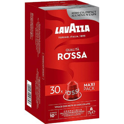 Lavazza Κάψουλες Espresso Qualita Rossa Συμβατές με Μηχανή Nespresso 30τμχ